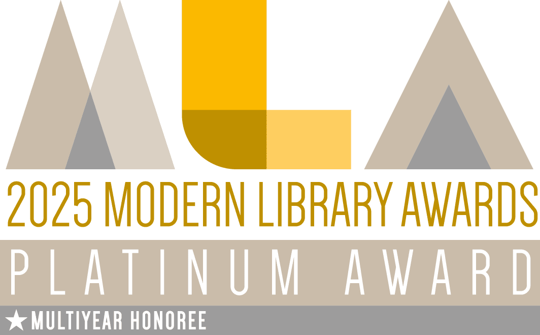 2024 modern library awards platinum award logo